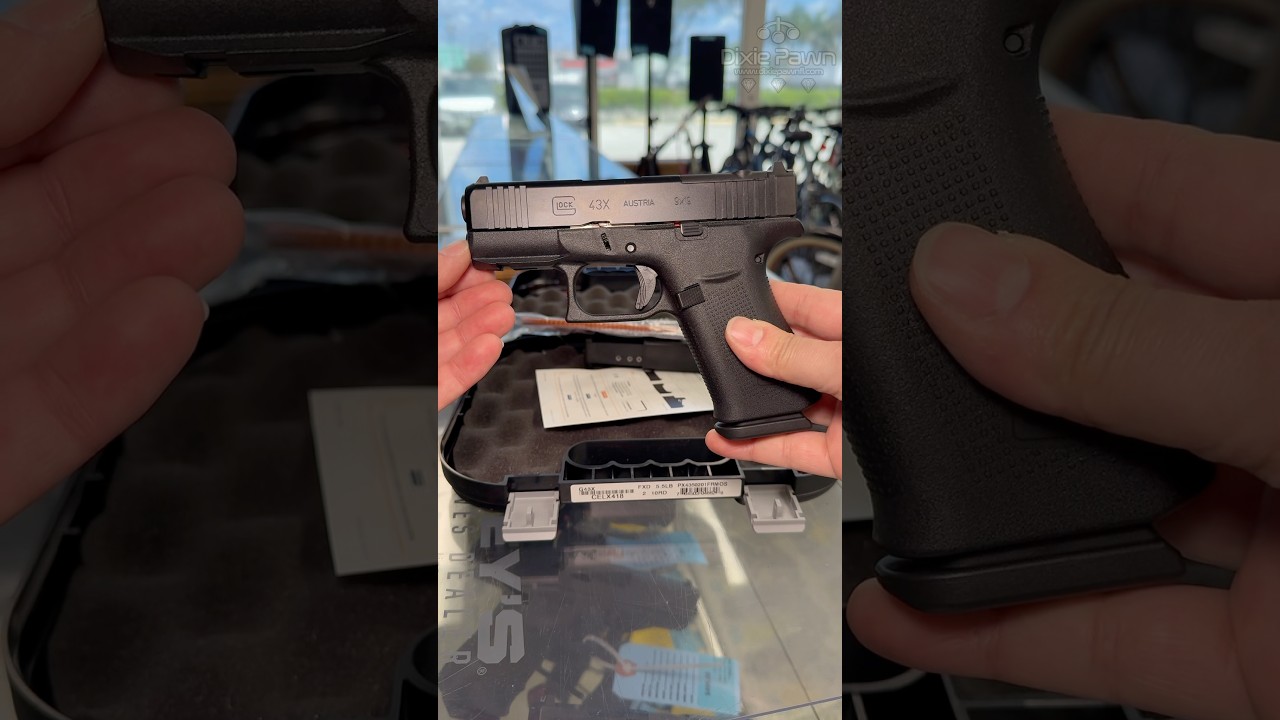 Glock 43X MOS Gen 5 &ndash; Optic-Ready EDC Favorite | Dixie Pawn Glock Dealer Hollywood, FL