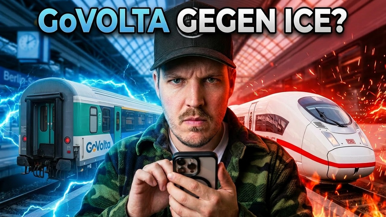 Ich teste den neuen GoVolta Zug – schlägt er den ICE 3neo?