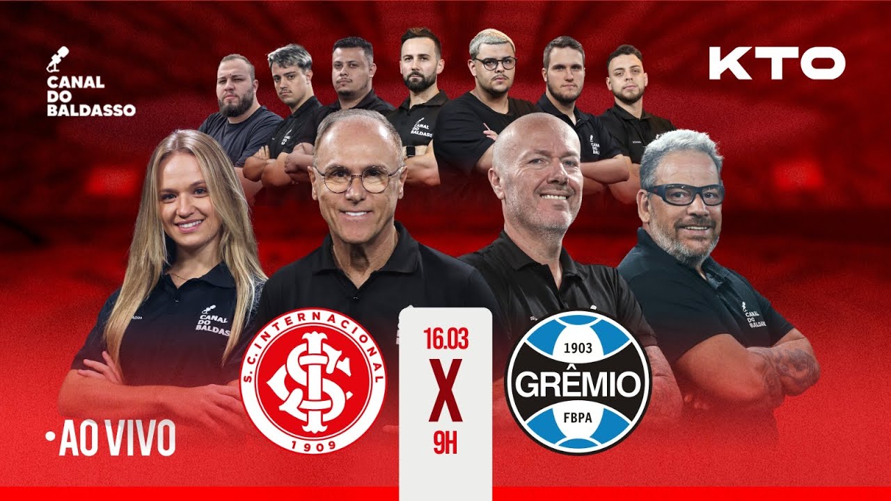 (AO VIVO) SUPER JORNADA KTO: INTERNACIONAL X GR&Ecirc;MIO | #231