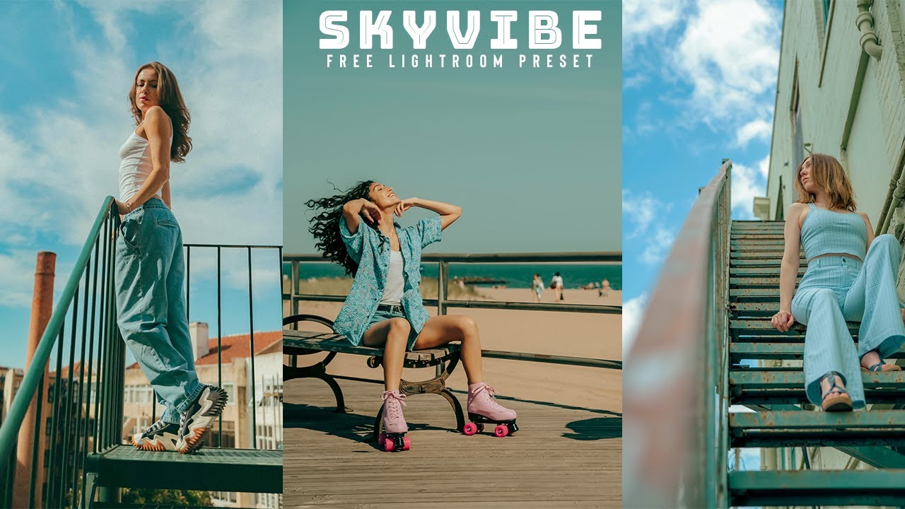 BlueMist Lightroom Preset | Sunlit Vibes Lihgtroom mobile preset | Free DNG | SkyVibe preset