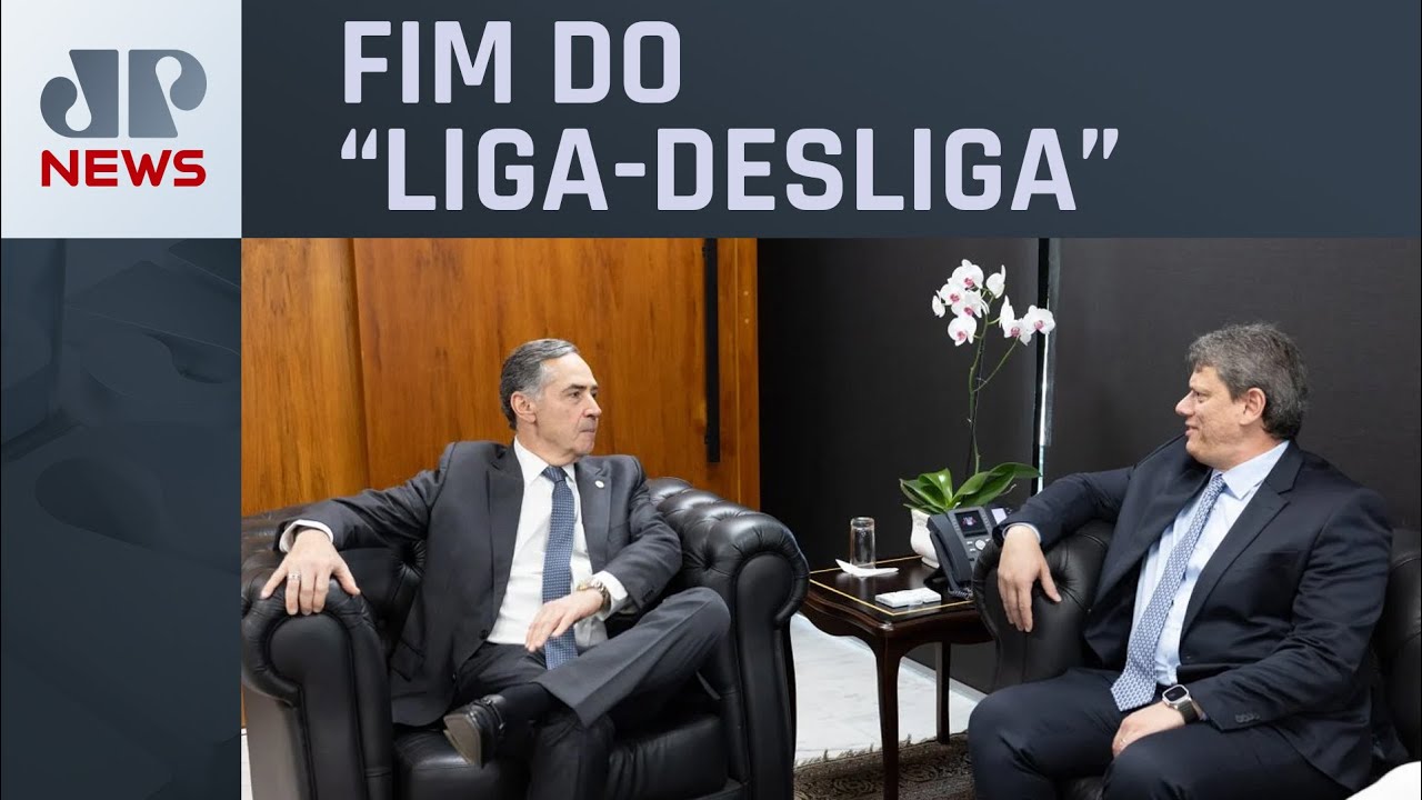 Luís Roberto Barroso e Tarcísio de Freitas debatem sobre uso de câmeras por policiais