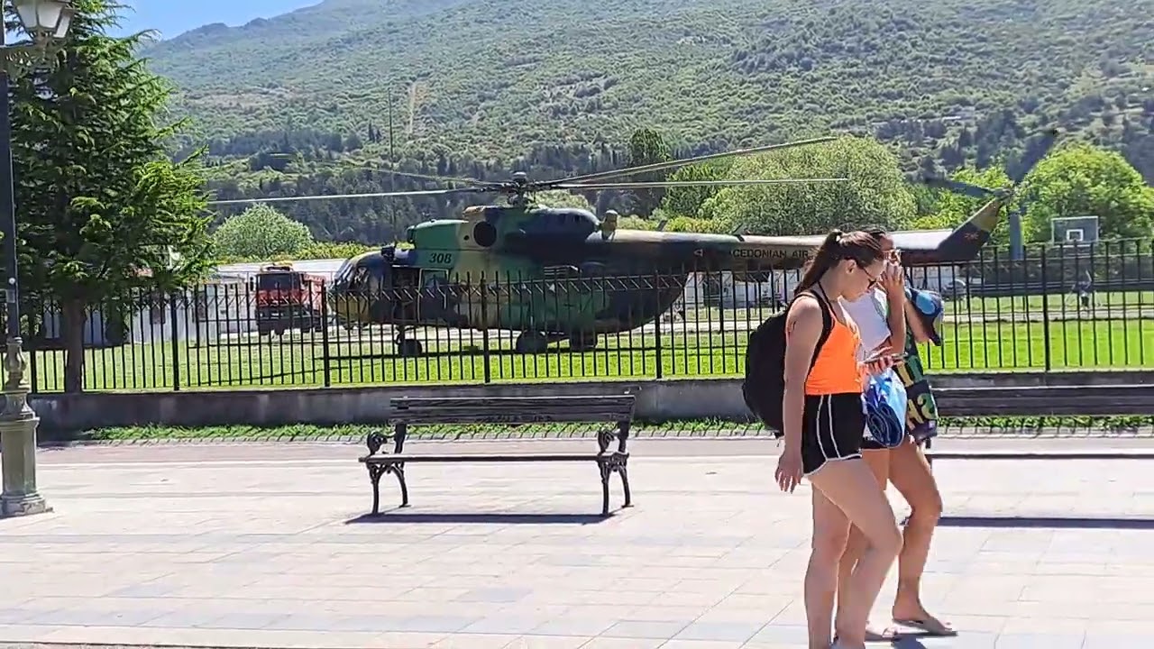 Mi-17 startup and takeoff