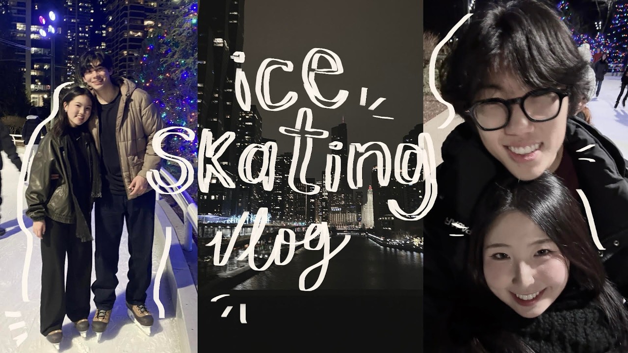 ice skating double date vlog! ˖᯽ ݁˖· ─