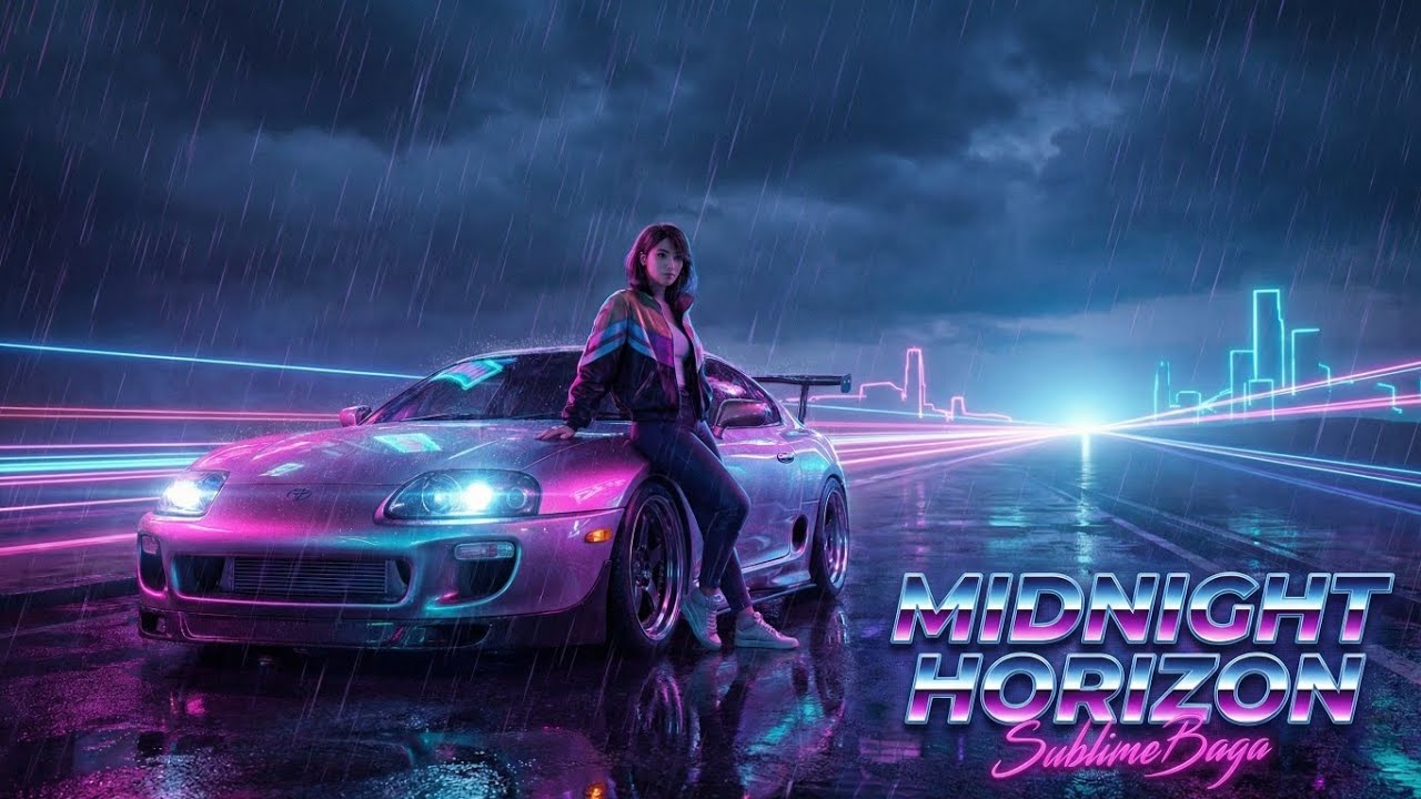 Midnight Horizon | Epic Synthwave Retrowave Night Drive Mix