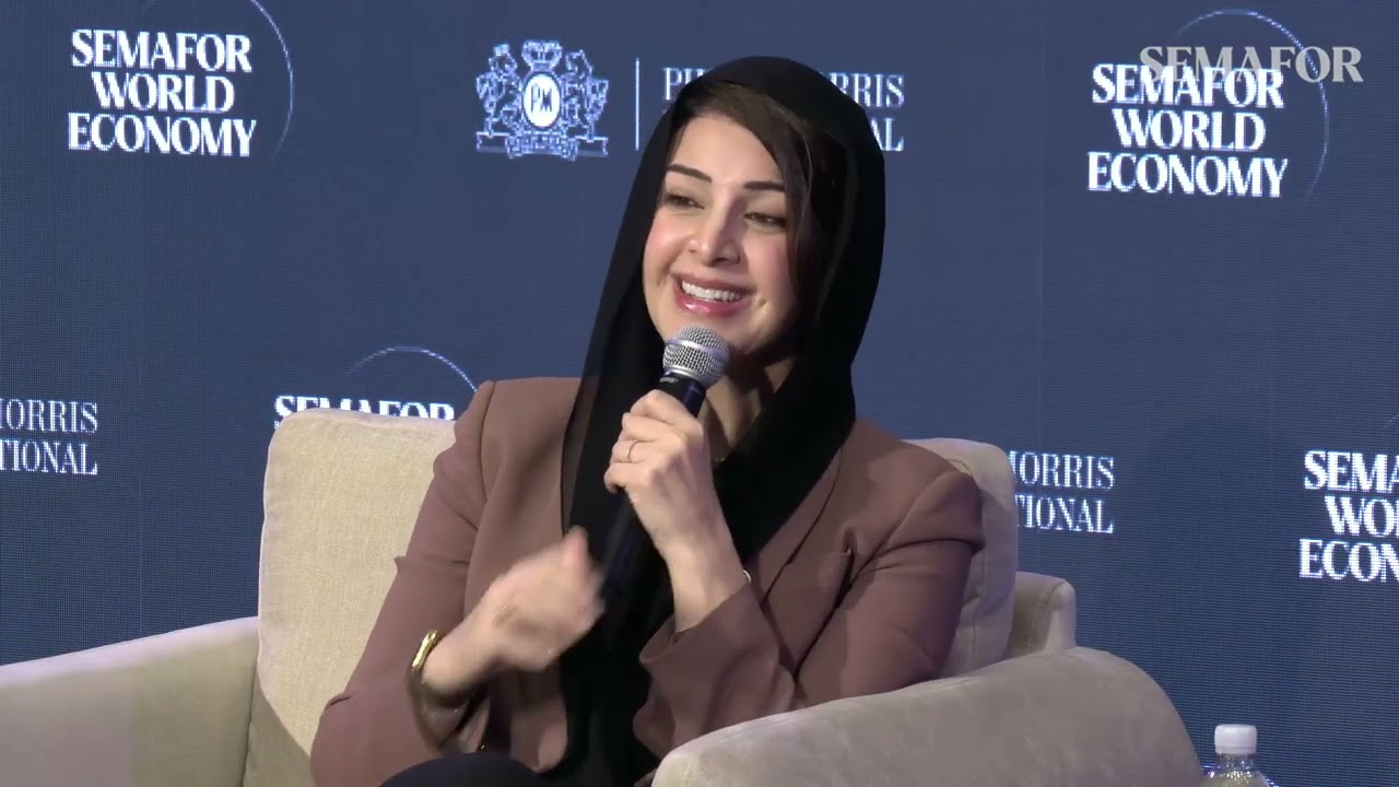 UAE Minister of State for International Cooperation Reem Al Hashimy at Semafor World Economy