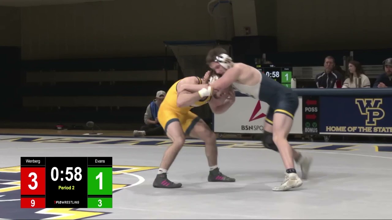 Graceland at William Penn | mWST Full Match | 149lbs Jackson Wenberg vs Trent Evans