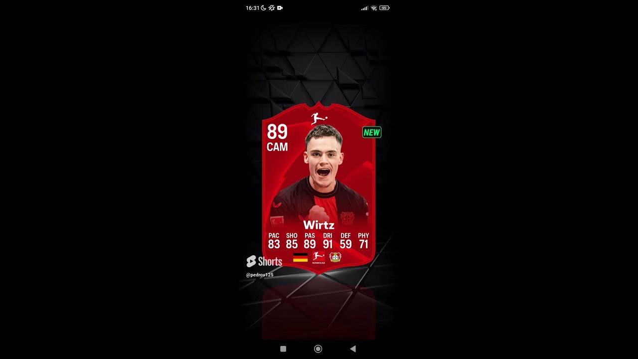 MADFUT 24: 89 Bundesliga POTM February Florian Wirtz (SBC)