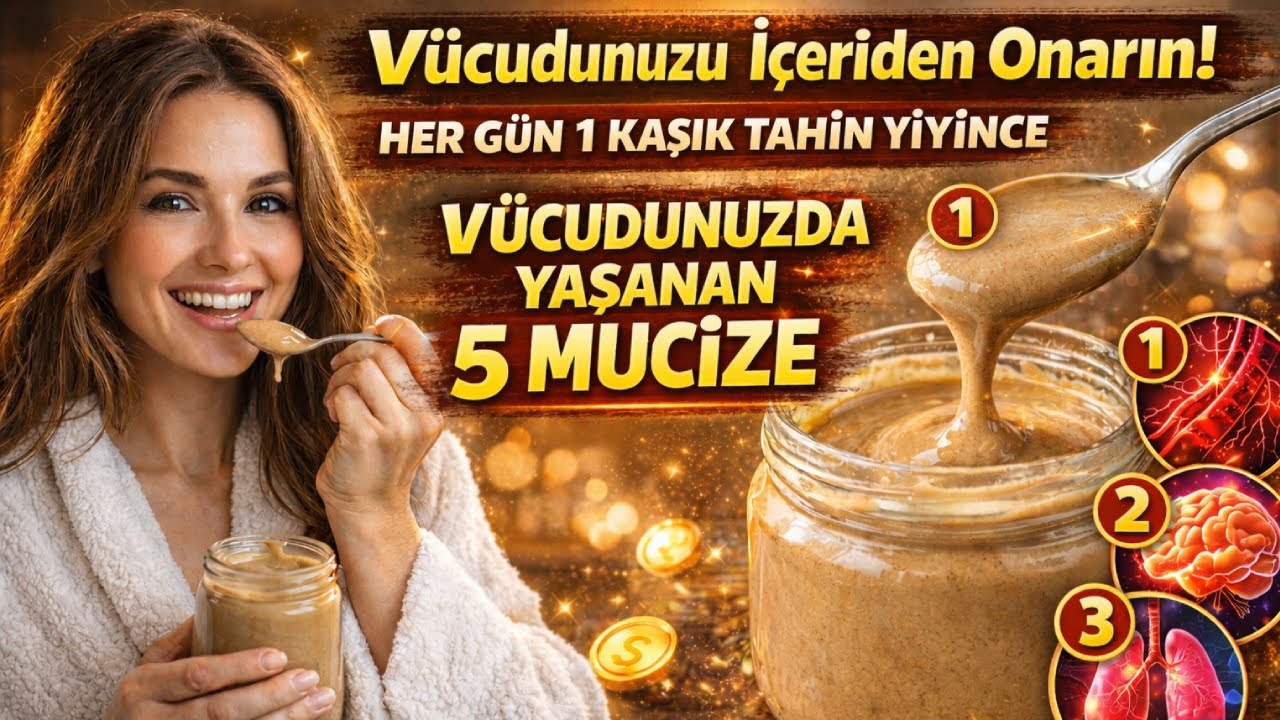 Vücudunuzu İçeriden Onarın! Her Sabah 1 Kaşık Tahin Yemenin Kimsenin Bilmediği 5 Etkisi