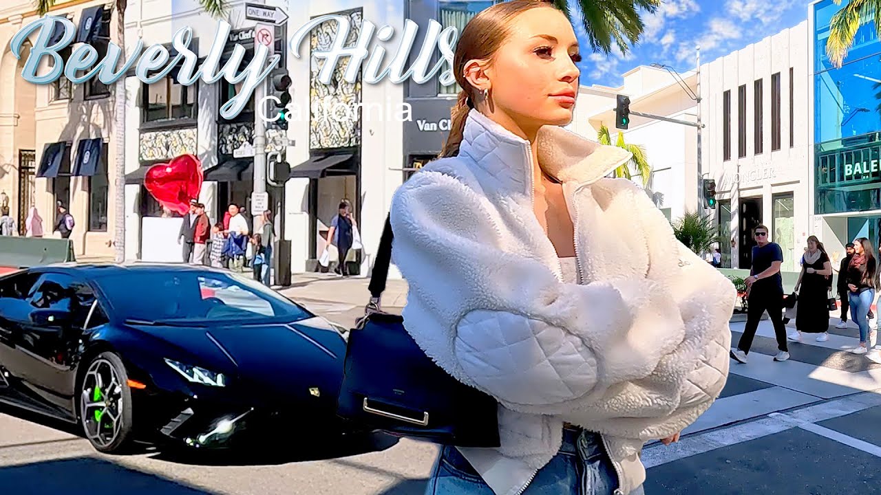 Beverly Hills Walking Tour in Los Angeles, Lifestyles of the Rich and Famous, Supercars, Exotic Cars