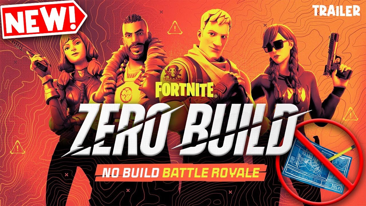 *NEW* FORTNITE ZERO BUILD GAMEPLAY TRAILER (PYTASH REACTS): Permanent NO Build Mode