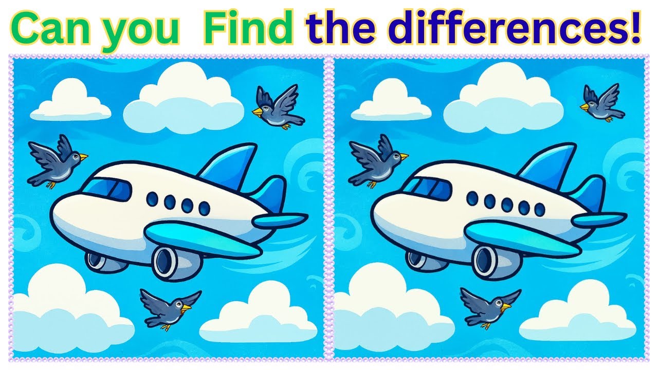 Find the 3 differences | Spot the differences | Mind game | Visual game