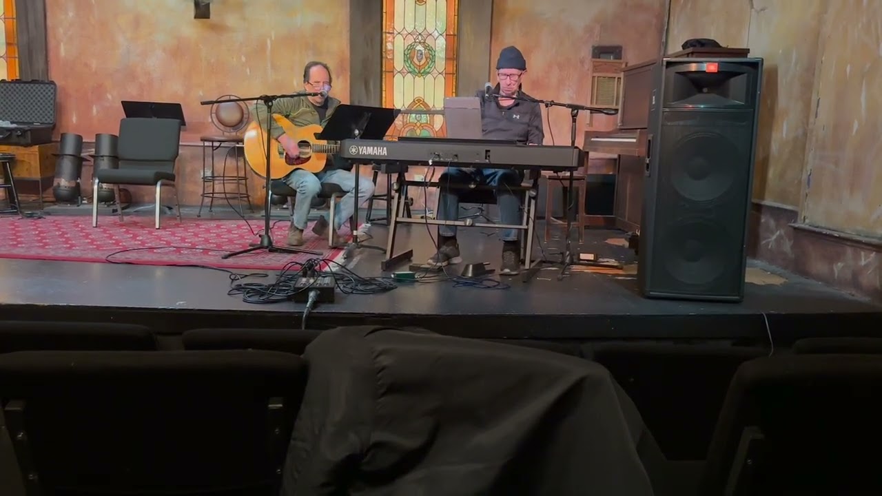 Terry & Tim perform Silent Night @ Trinity House Open Mic