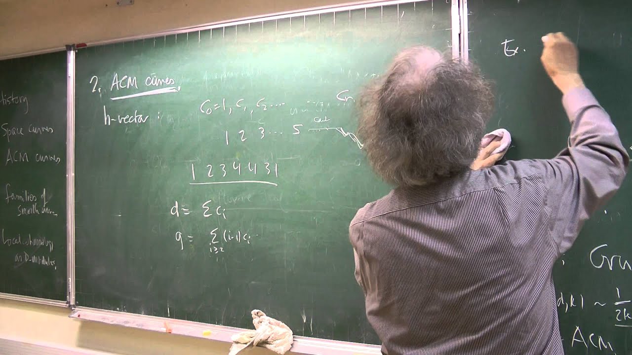 Robin Hartshorne, Algebraic Space Curves: old results and open problems