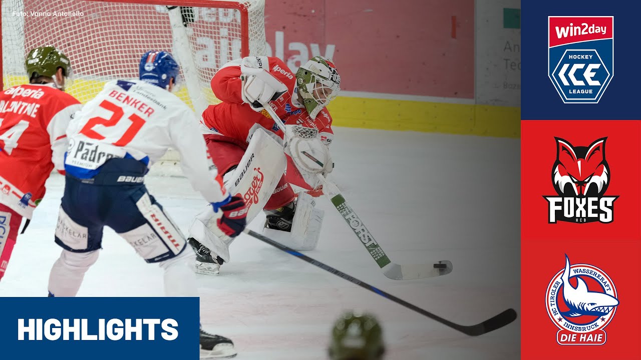ICE: HCB Südtirol Alperia vs. HC TIWAG Innsbruck - Die Haie | Highlights