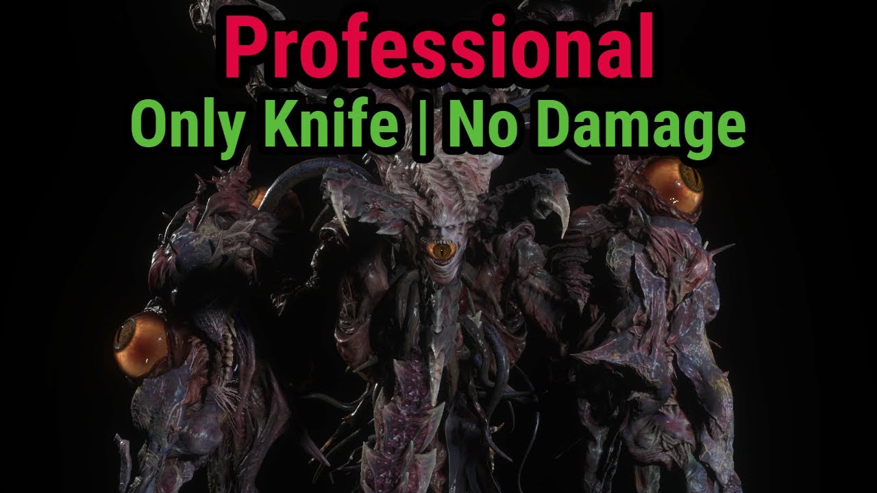 Osmund Saddler (Professional - Only Knife & No Damage) | Resident Evil 4 Remake