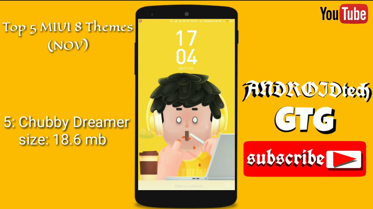 Tech News #09 - Top 5 MIUI 8 Themes updated (dec 2016)