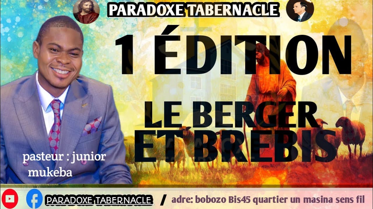 culte dominical 25/01/2026 [ première édition _LE BERGER_ ET_ BREBIS] pasteur junior mukeba 