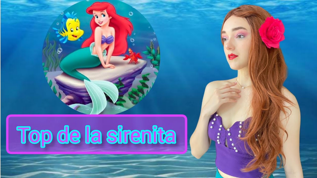 🦪CÓMO HACER UN TOP DE LA SIRENITA🦪 ~bajo el mar~