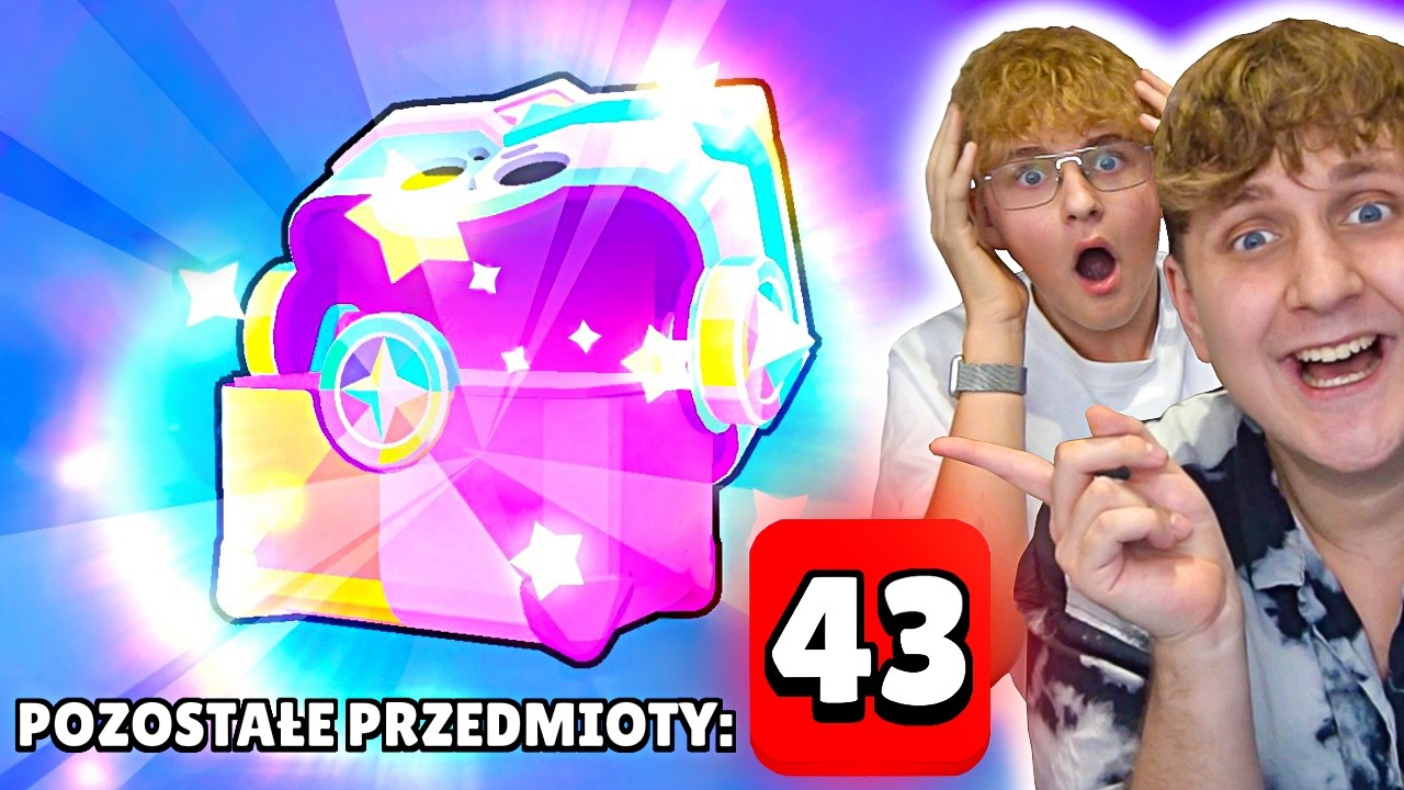 BRAT pokazał mi jak TRAFIĆ *43 PRZEDMIOTY z 1 SKRZYNKI!*  REKORD ŚWIATA z ULTRA BOX!🤯 ( Brawl Stars)