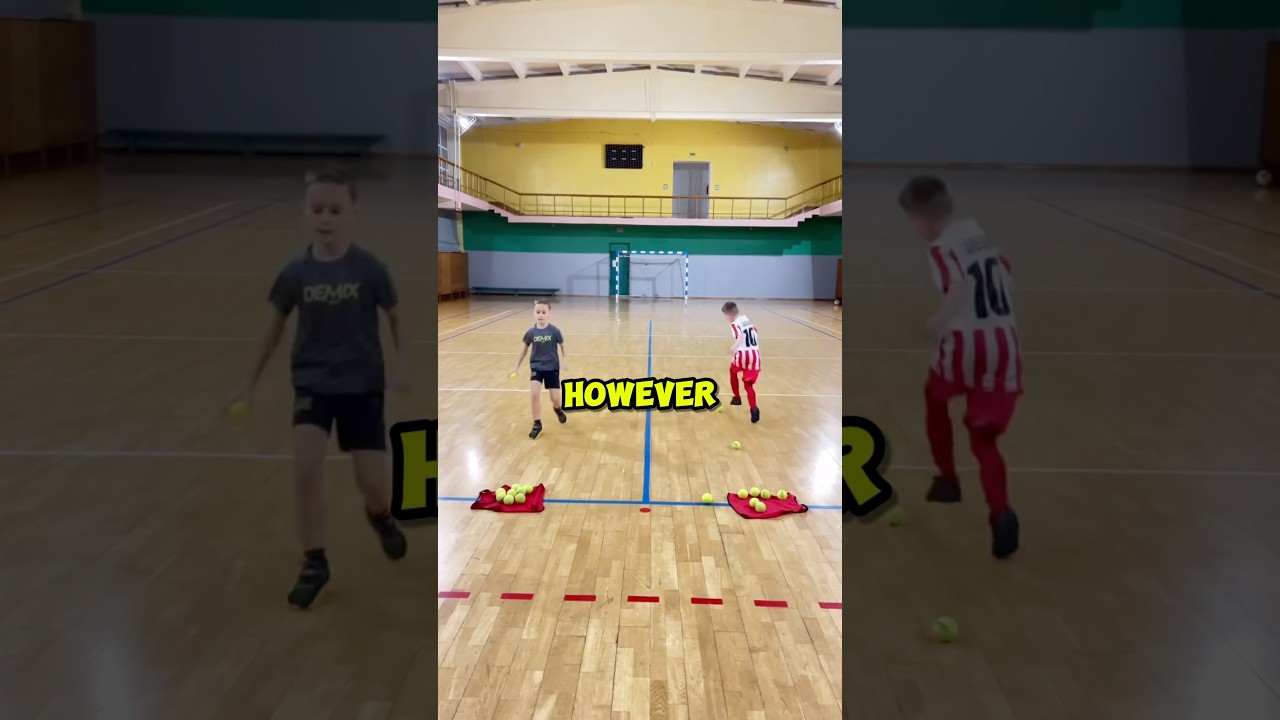 Sports competition between two boys