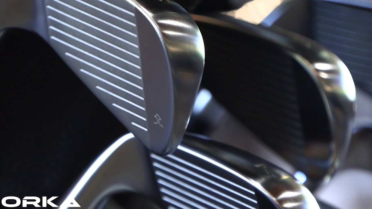 PGA Head Professional with his latest Orka Golf Clubs.