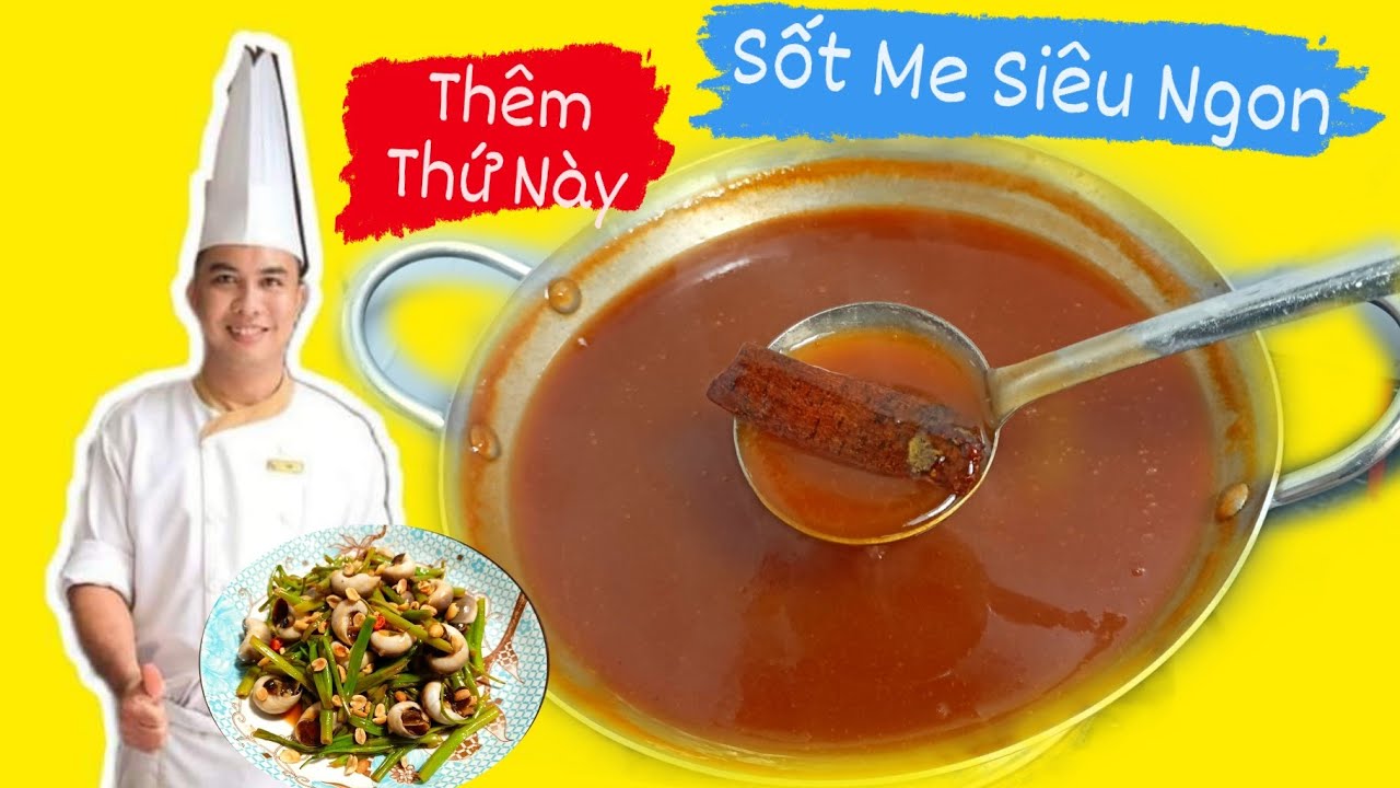 C&ocirc;ng Thức SỐT ME X&agrave;o C&aacute;c Loại Ốc & Hải Sản Ngon - C&aacute;ch L&agrave;m Sốt Me Ngon