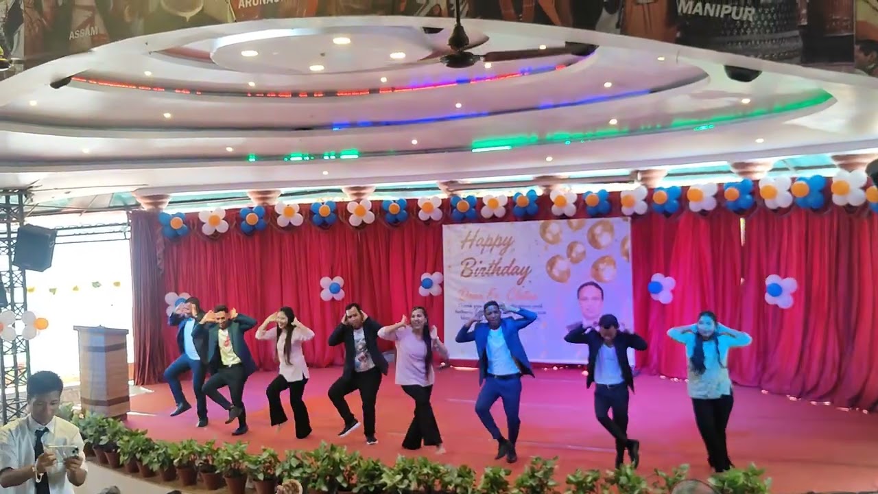 DBI Staff performance on the occasion of Fr's. Birthday 🎂🎈 Don Bosco institute management Guwahati