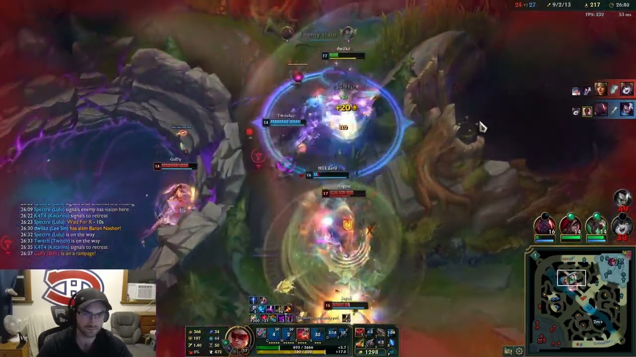 LEE SIN BARON STEAL 1v9