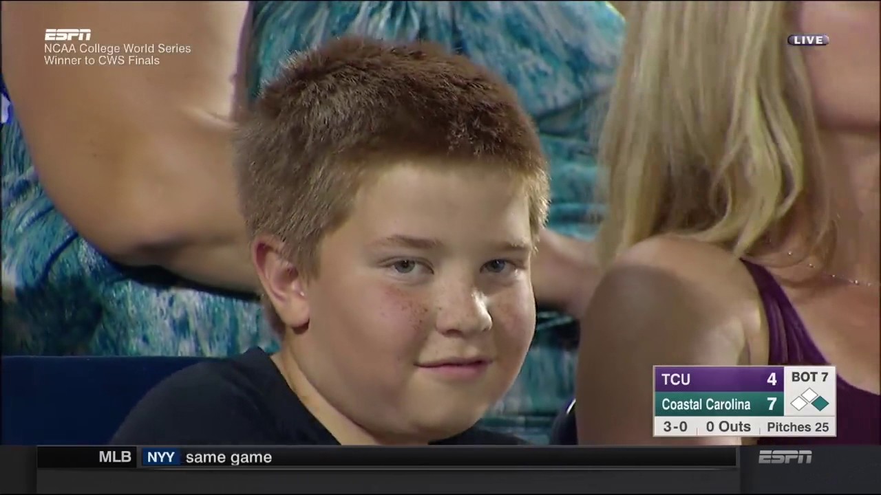 FUNNY KID KEPT STARING AT THE CAMERA