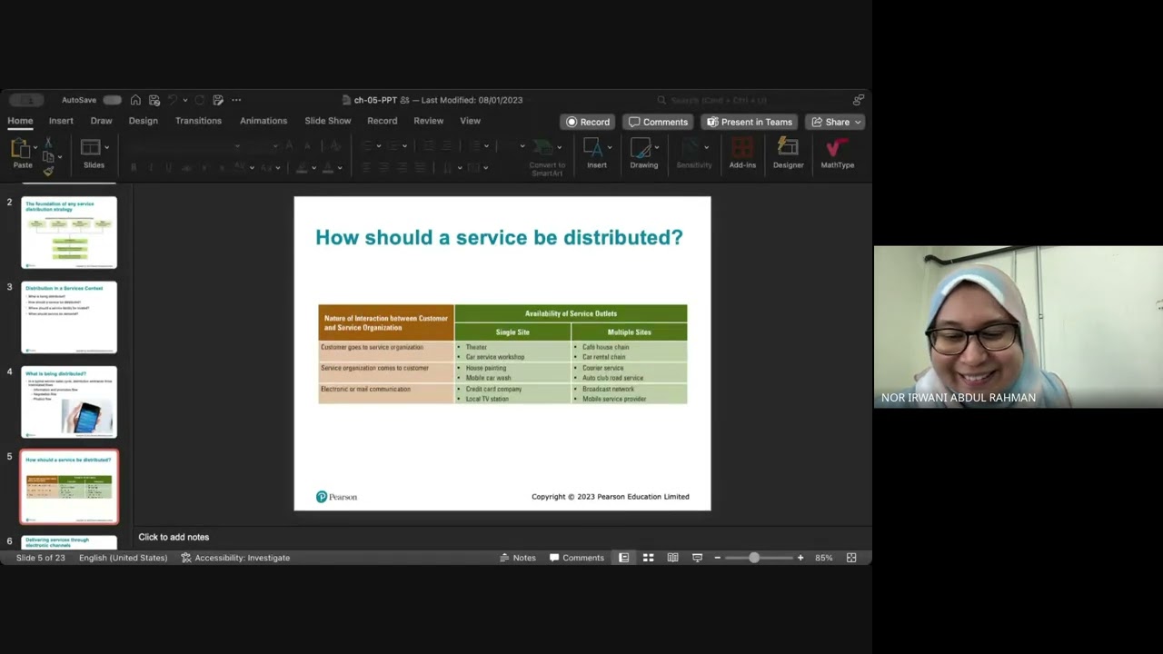 Distributing Services through Physical and Electronic Channels