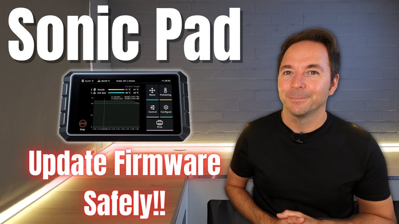 Creality Sonic Pad - How To Update Firmware Without Losing Everything!