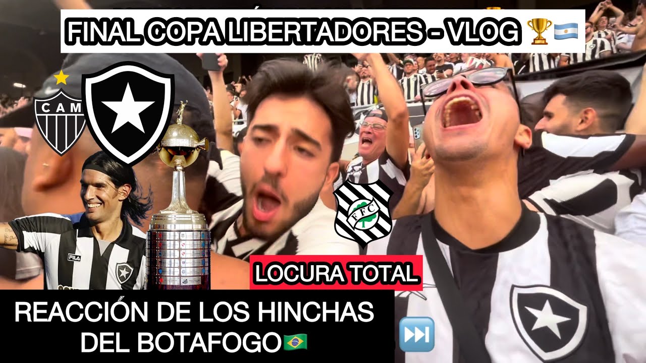 React Botafogo 3x1 Atletico Mg /  Melhores momentos / LIBERTADORES Botafogo Campeão🇧🇷🏆