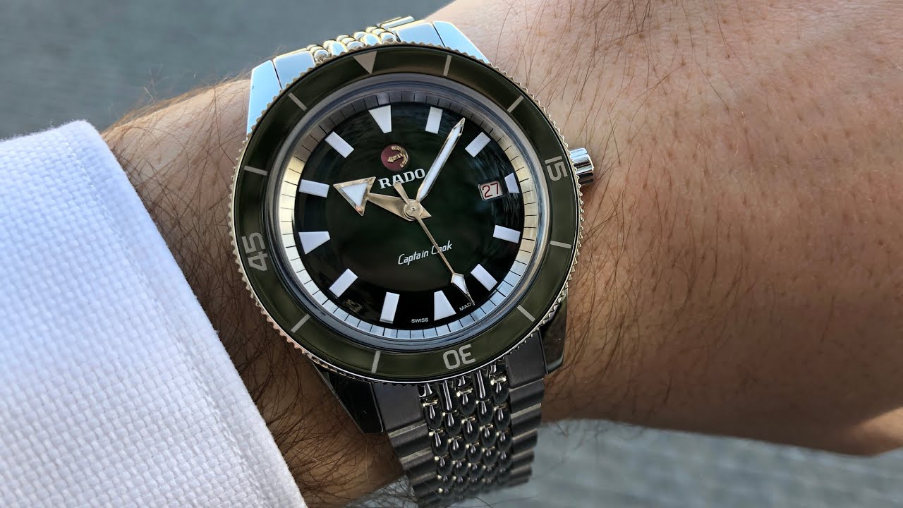Rado Captain Cook green 42
