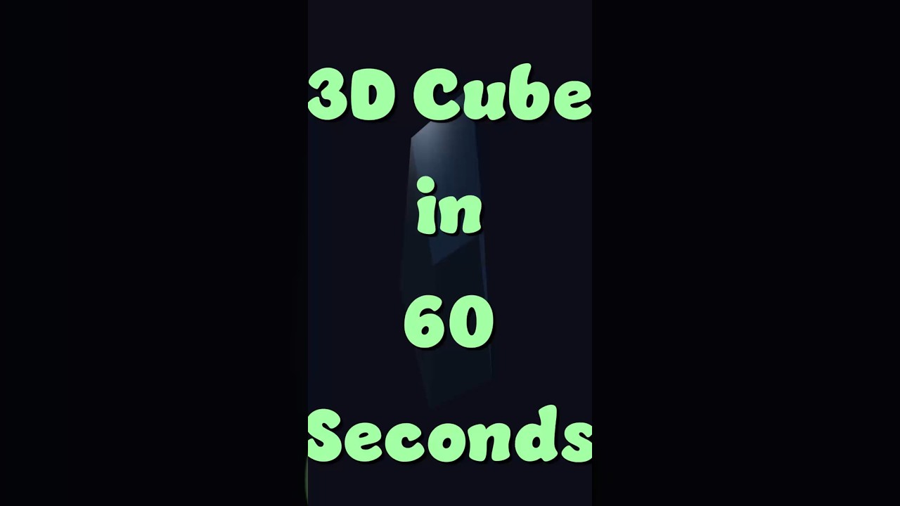 Quick WebGL: Build a 3D Rotating Cube in 60 Seconds