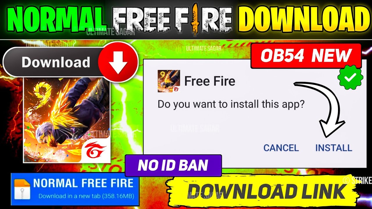 How To Download Free Fire || Free Fire Kaise Download Karen || Normal Free Fire Download Link