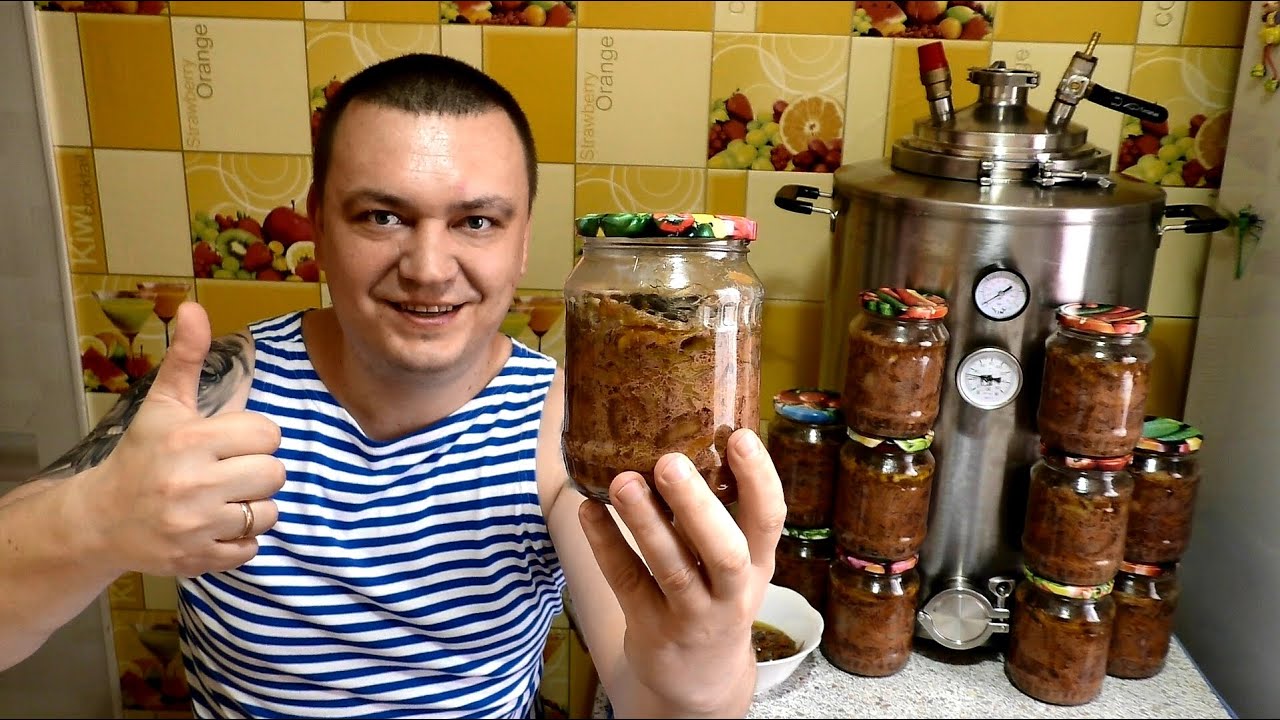 Закусон под Самогон/Куриные сердечки с овощами в автоклаве Вейн 42 Простой рецепт