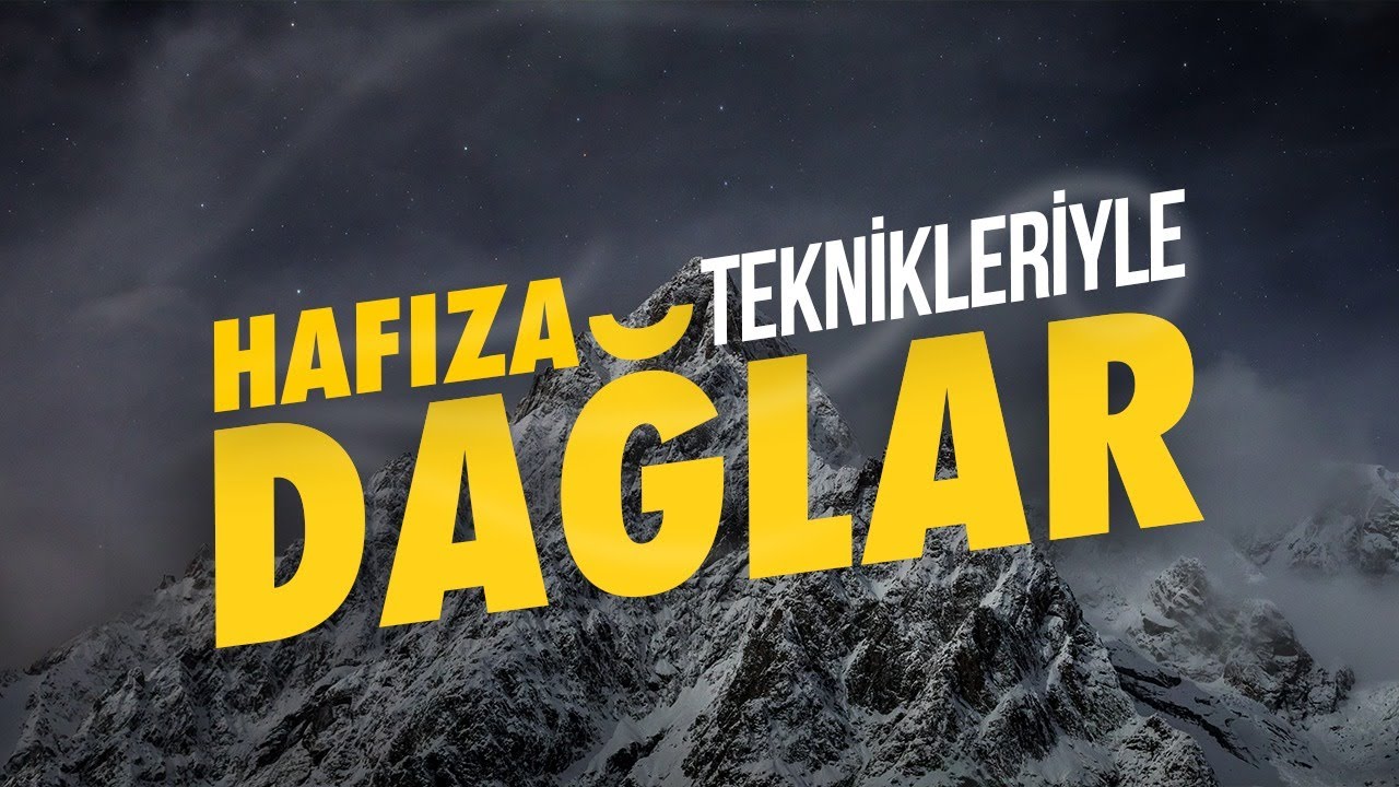 Dağları bir de böyle çalışın...UNUTMAYIN ! #hafızateknikleri #kpss2023