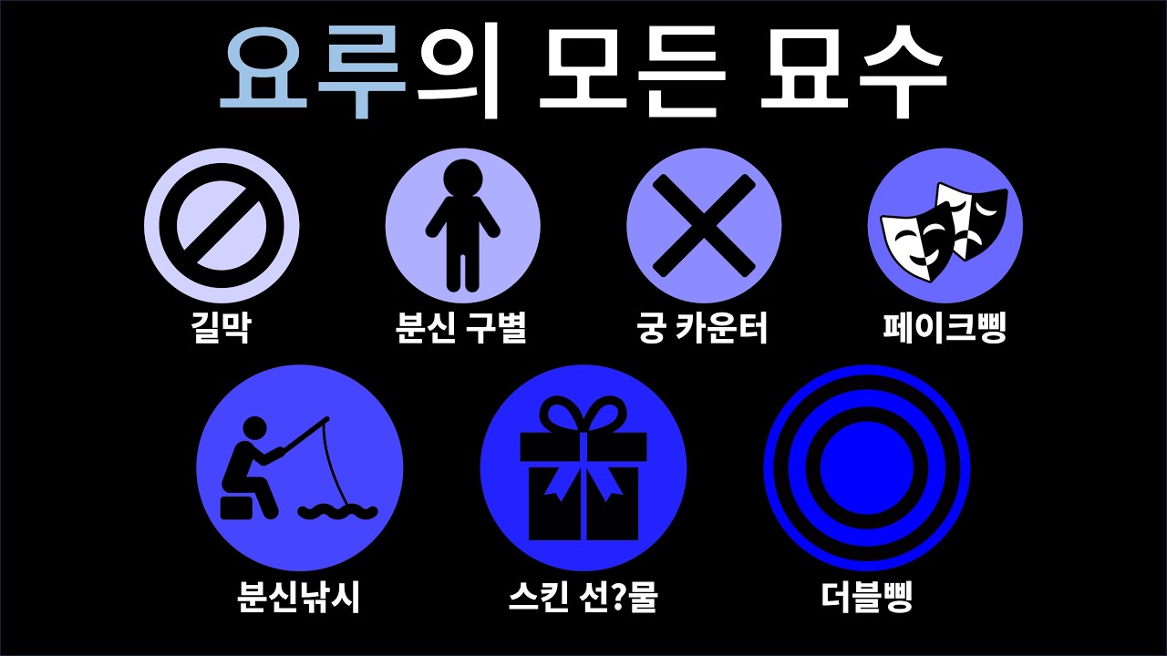 요루의 모든 묘수 5분 정리