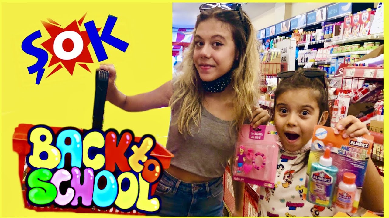OKULA DÖNÜŞ 2021 ŞOK OKUL KIRTASİYE ALIŞVERİŞİ Back To School 2021 Sevimli Kardeşler Tv