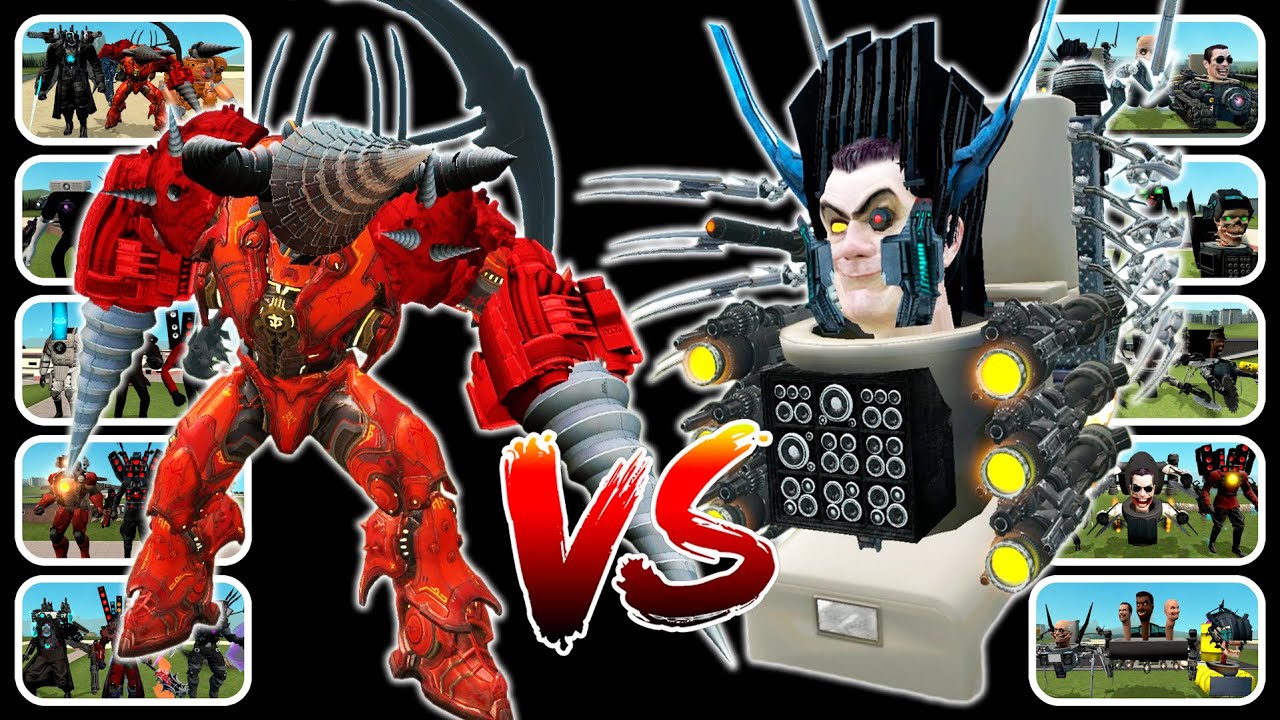 SKIBIDI TOILET VS TEAM CAMERAMAN TOURNAMENT CITY GARRY`S MOD 2024 | NEW CHARACTERS