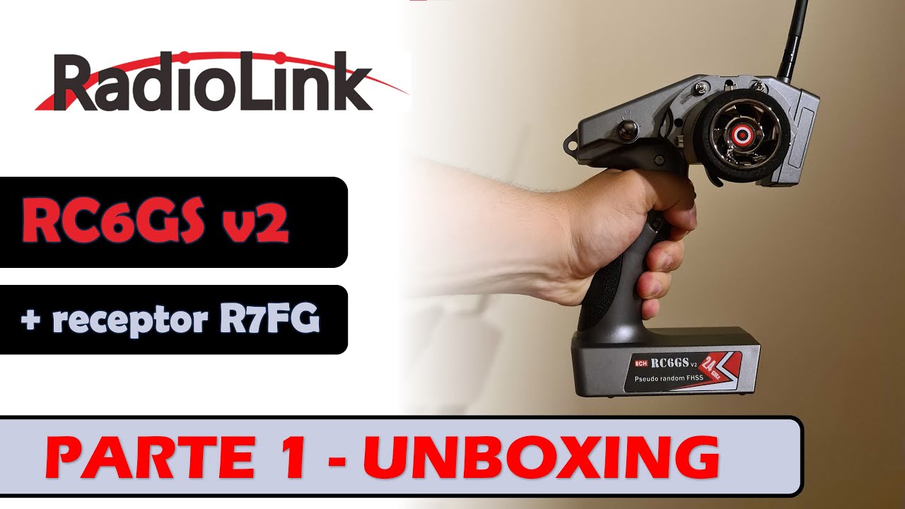 RadioLink RG6GS v2 - Parte 1 - Unboxing en español