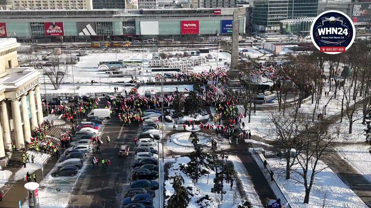 🟤 PROTEST ROLNIKÓW W STOLICY 🟤
