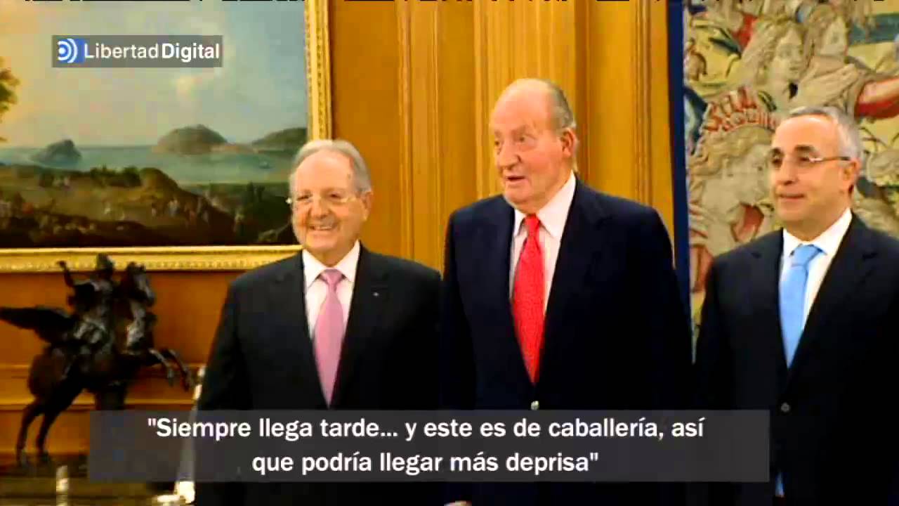 El buen humor de don Juan Carlos