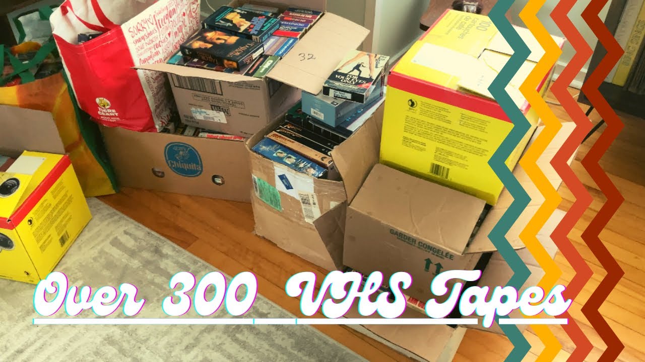 I BOUGHT OVER 300 VHS TAPES | HUGE VHS HAUL 📼