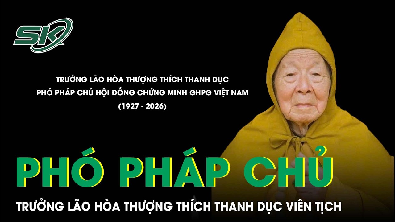 Ph&oacute; Ph&aacute;p chủ Hội đồng Chứng minh, Trưởng l&atilde;o H&ograve;a thượng Th&iacute;ch Thanh Dục vi&ecirc;n tịch |SKĐS