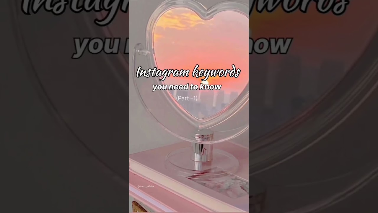 Instagram keywords you need to know ৷ Part -1 ✨ #trending #shorts