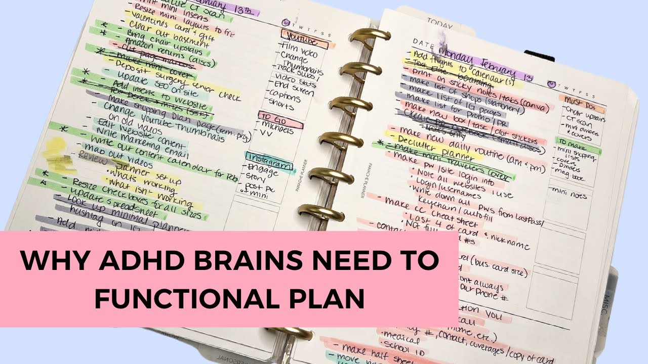 Why ADHD Brains Need to Functional Plan