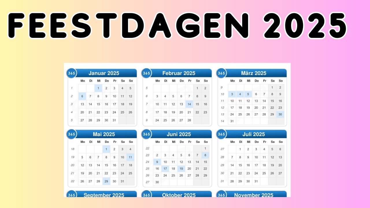 Feestdagen 2025