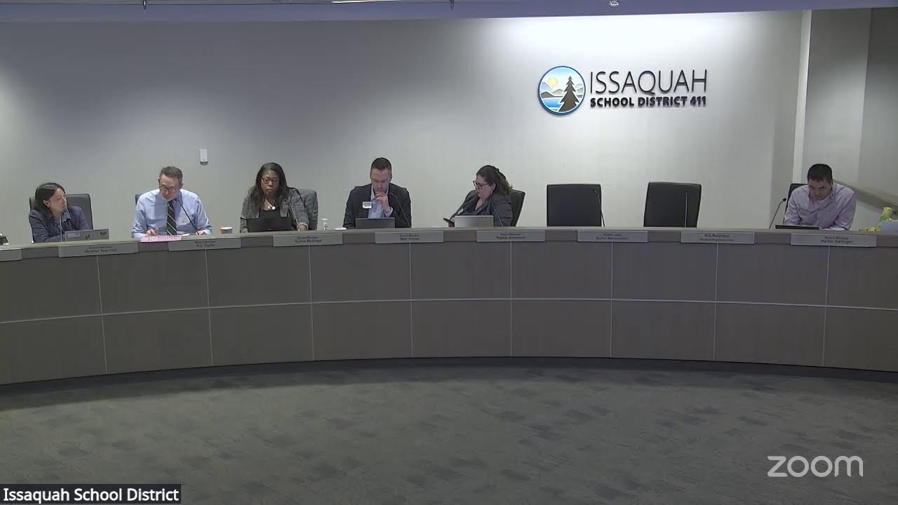 Issaquah School District Board Meeting 01/29/2026