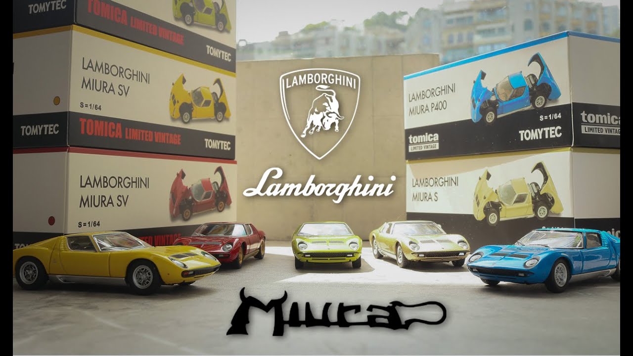 Lamborghini MIura | Tomytec Limited Vintage | 講玩分享 | Stopmotion